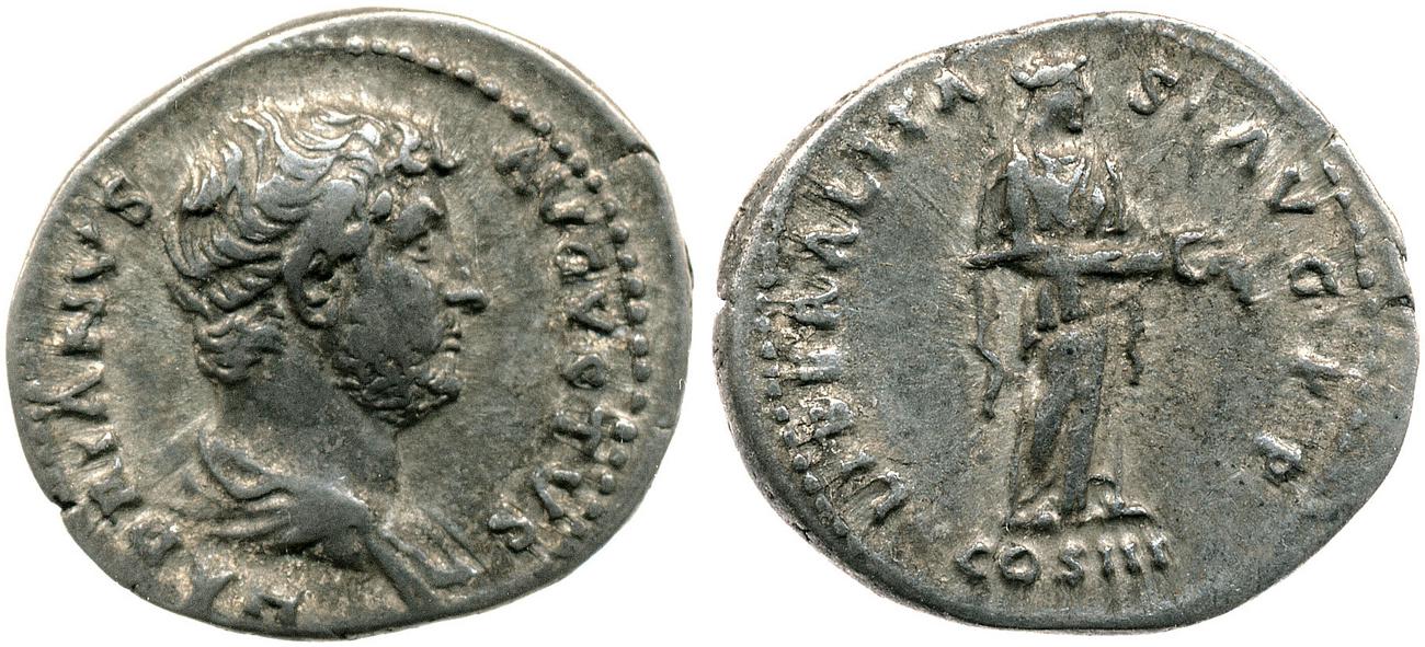 аверс RIC II, Part 3 (second edition) Hadrian 1042