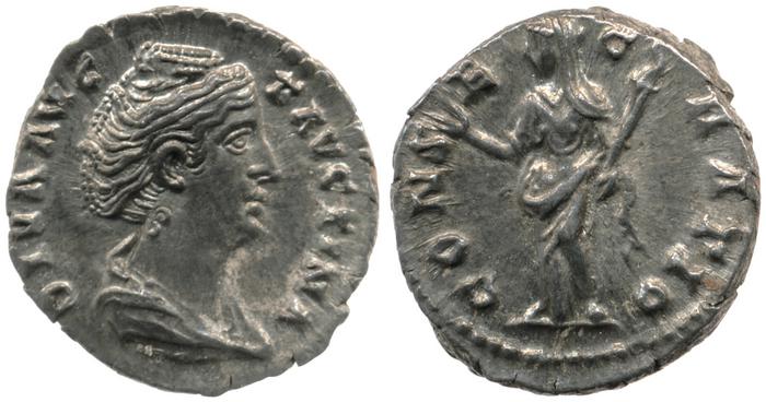 RIC III Antoninus Pius 382A, реверс, bm