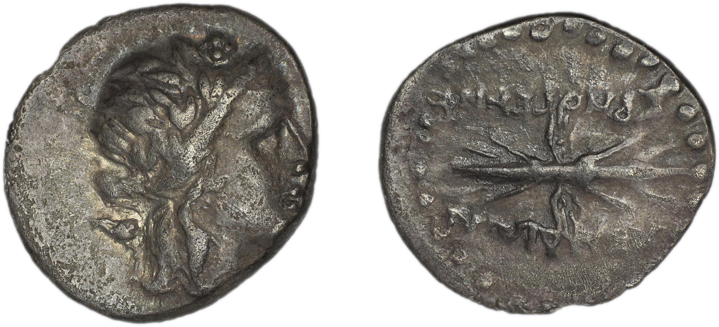 Myndus Zabel and Meadows 2002 Group C hemidrachms, аверс, bm