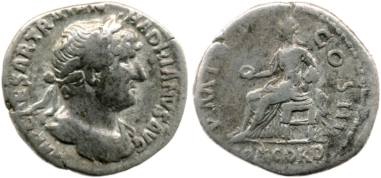 obverse RIC II, Part 3 (second edition) Hadrian 552