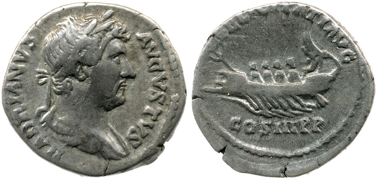 аверс RIC II, Part 3 (second edition) Hadrian 1079