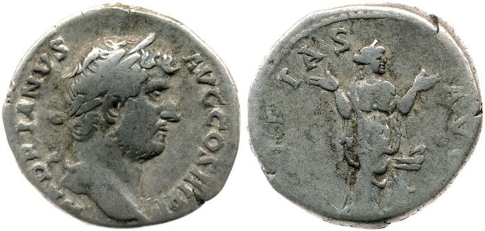 reverse RIC II, Part 3 (second edition) Hadrian 2028