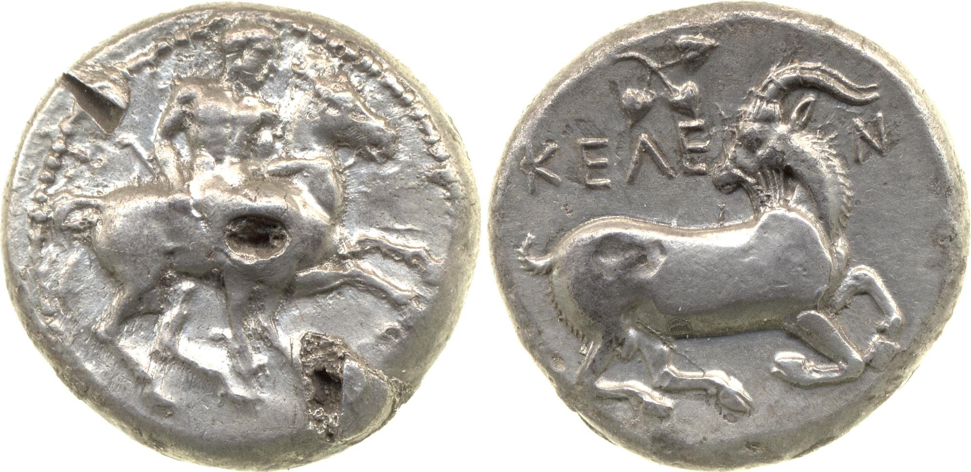 Celenderis SNG Copenhagen Celenderis 90-91, аверс, bm