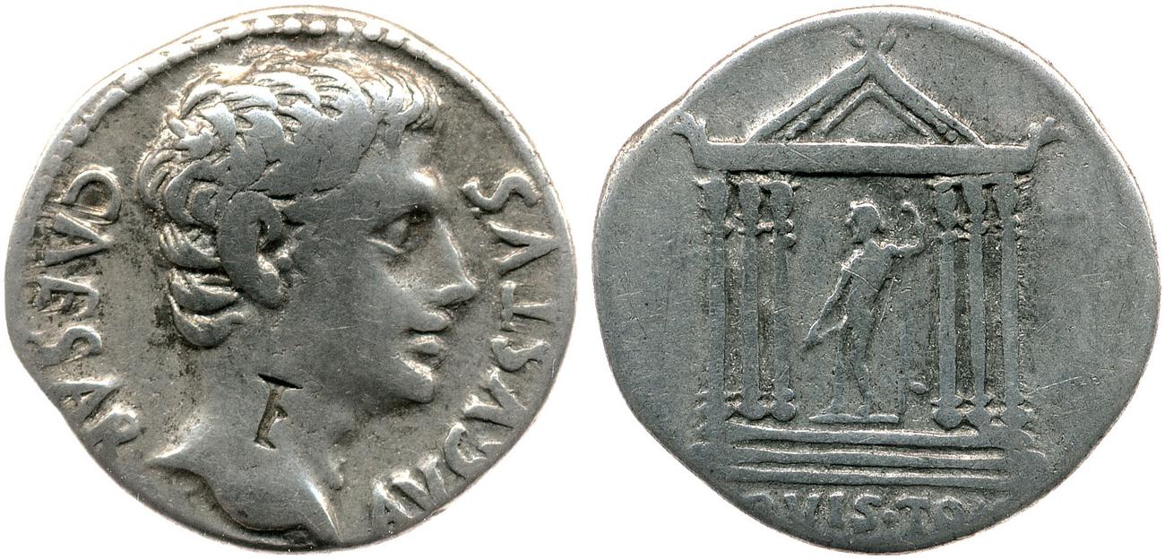 аверс RIC I (second edition) Augustus 65