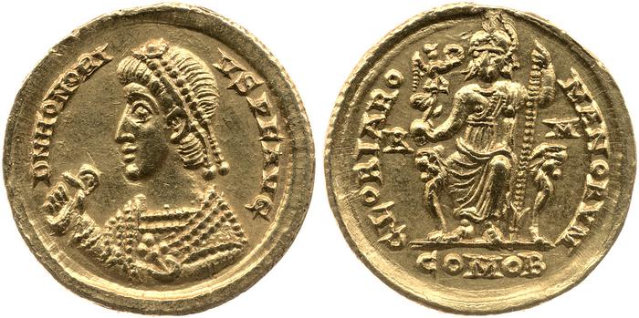 reverse RIC X Honorius 1255
