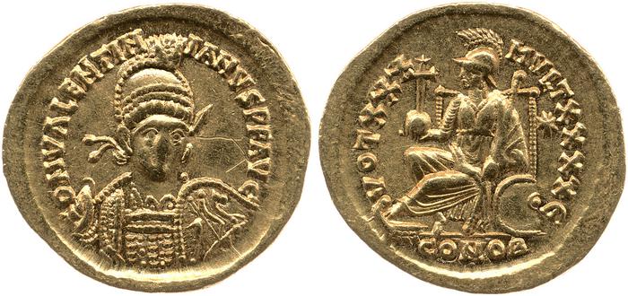 реверс RIC X Theodosius II (East) 260