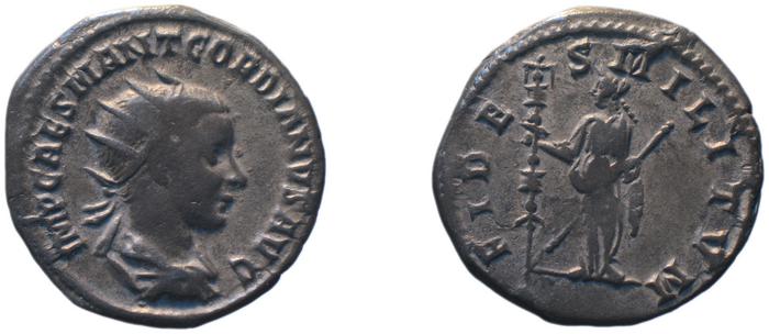 RIC IV Gordian III 183A, реверс, bm