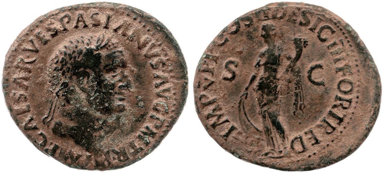 аверс RIC II, Part 1 (second edition) Vespasian 1337