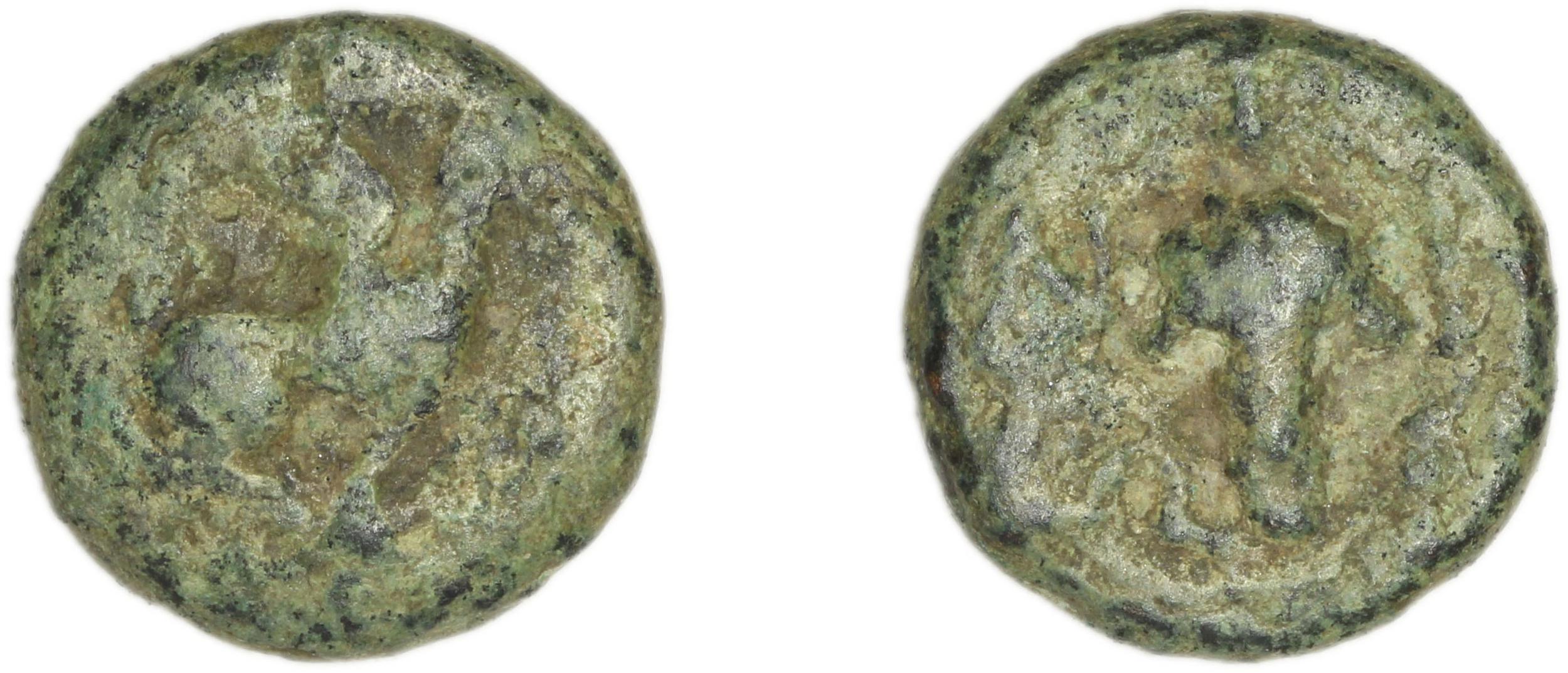 Teos Kinns 1980 Period III, AE 12, аверс, Британский музей