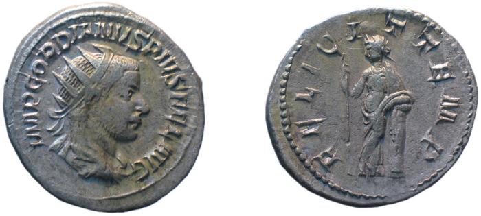 RIC IV Gordian III 140, реверс, bm