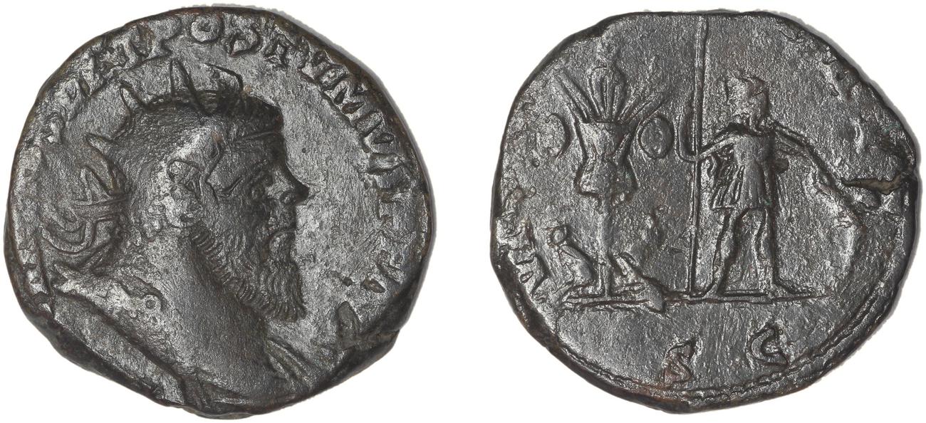 аверс RIC V Postumus 176