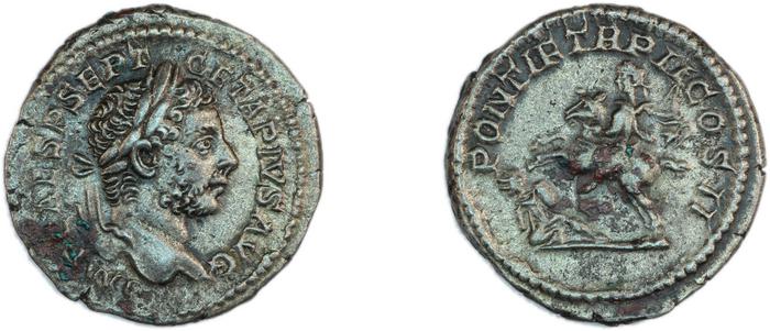 RIC IV Geta 72, реверс, bm