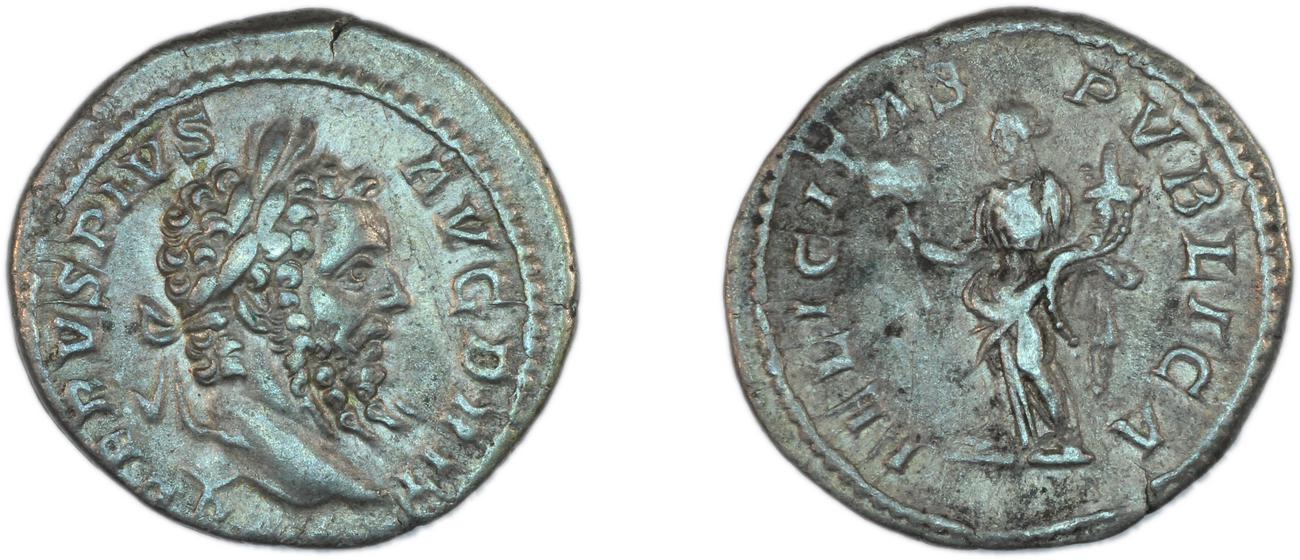 RIC IV Septimius Severus 331, аверс, Британский музей