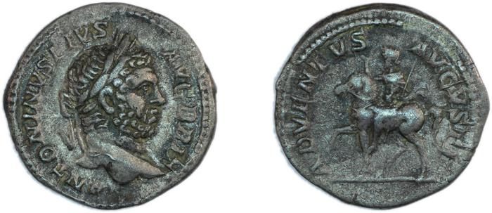 RIC IV Caracalla 212, реверс, bm