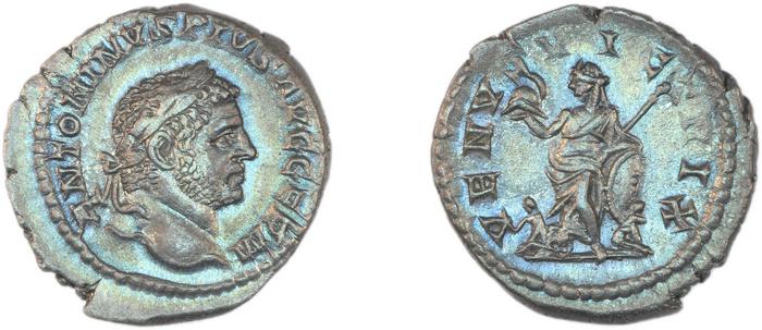 RIC IV Caracalla 312D, реверс, Британский музей