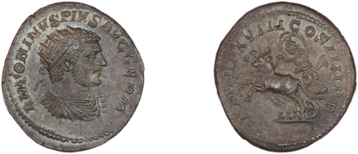 реверс RIC IV Caracalla 256C