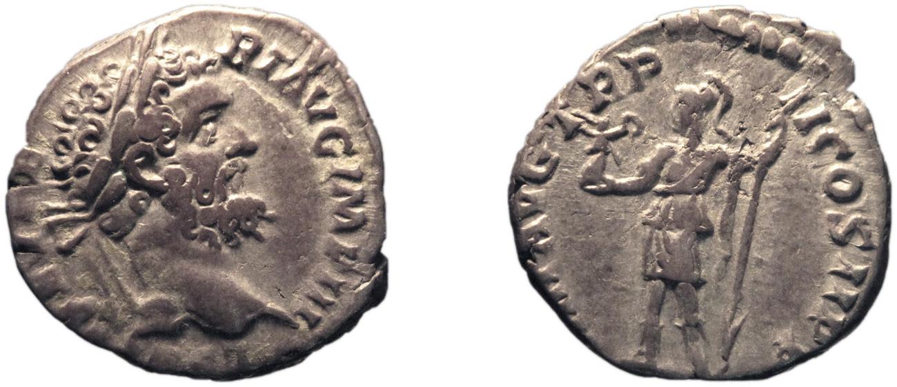 RIC IV Septimius Severus 39, аверс, Британский музей