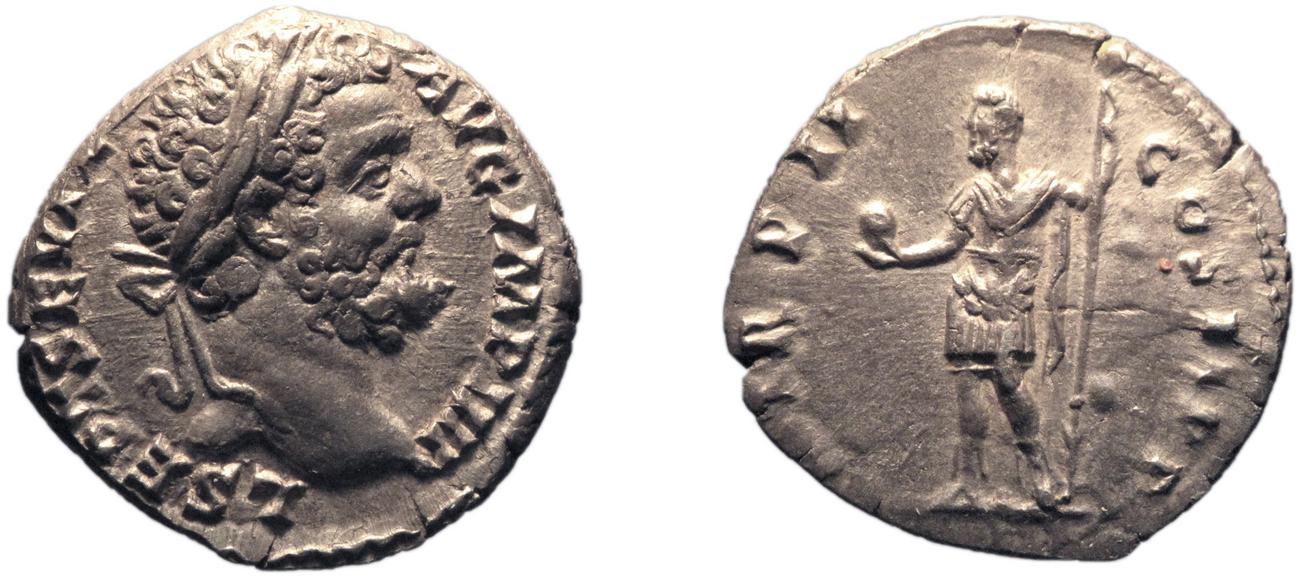 RIC IV Septimius Severus 50, аверс, Британский музей