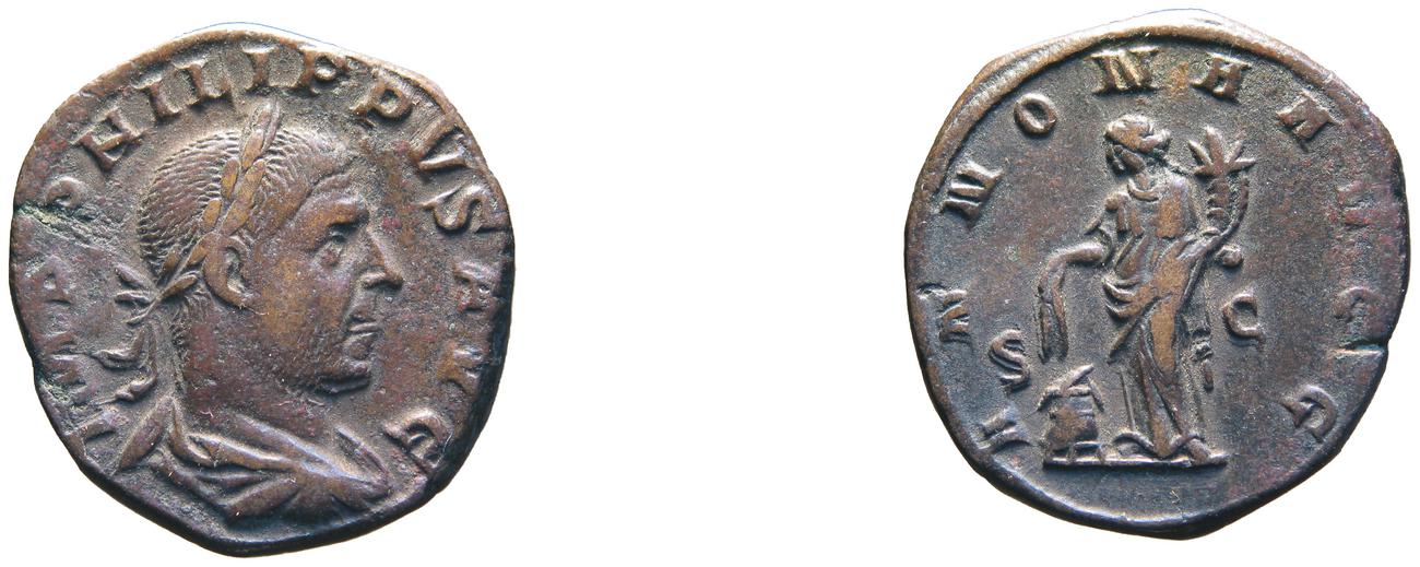 obverse RIC IV Philip I 168D