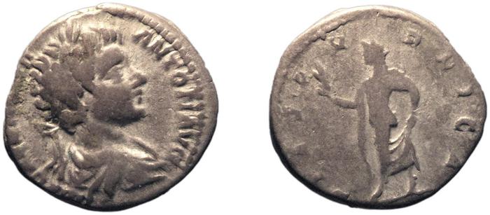 RIC IV Caracalla 22A, реверс, Британский музей