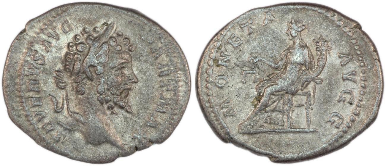 RIC IV Septimius Severus 163, аверс, Британский музей