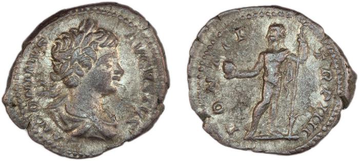 RIC IV Caracalla 55A, реверс, Британский музей
