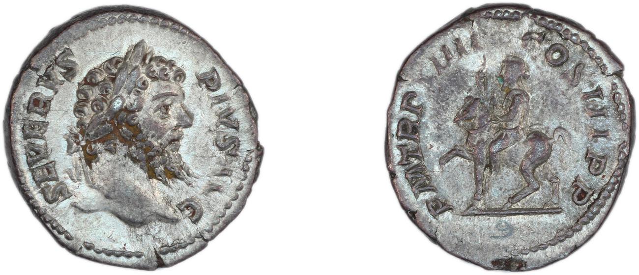 obverse RIC IV Septimius Severus 203