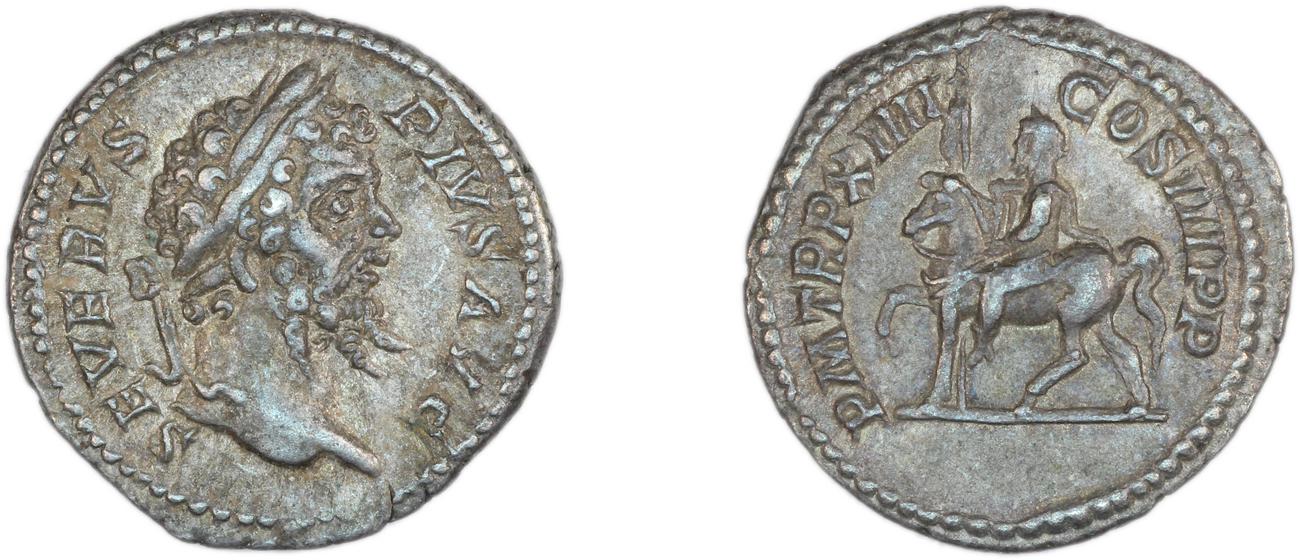 RIC IV Septimius Severus 203, аверс, Британский музей