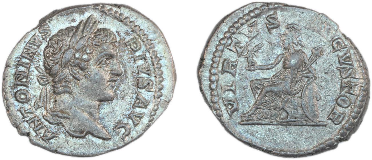 RIC IV Caracalla 176, аверс, Британский музей