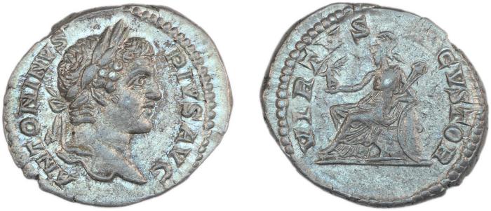 RIC IV Caracalla 176, реверс, Британский музей