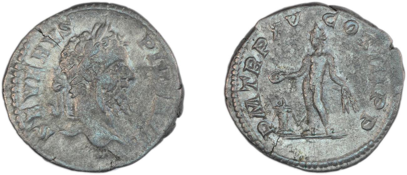 RIC IV Septimius Severus 209, аверс, Британский музей