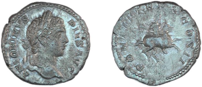RIC IV Caracalla 97, реверс, Британский музей