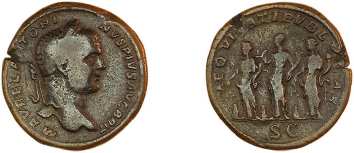 RIC IV Caracalla 507, реверс, Британский музей