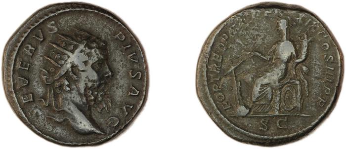 RIC IV Septimius Severus 810, реверс, bm