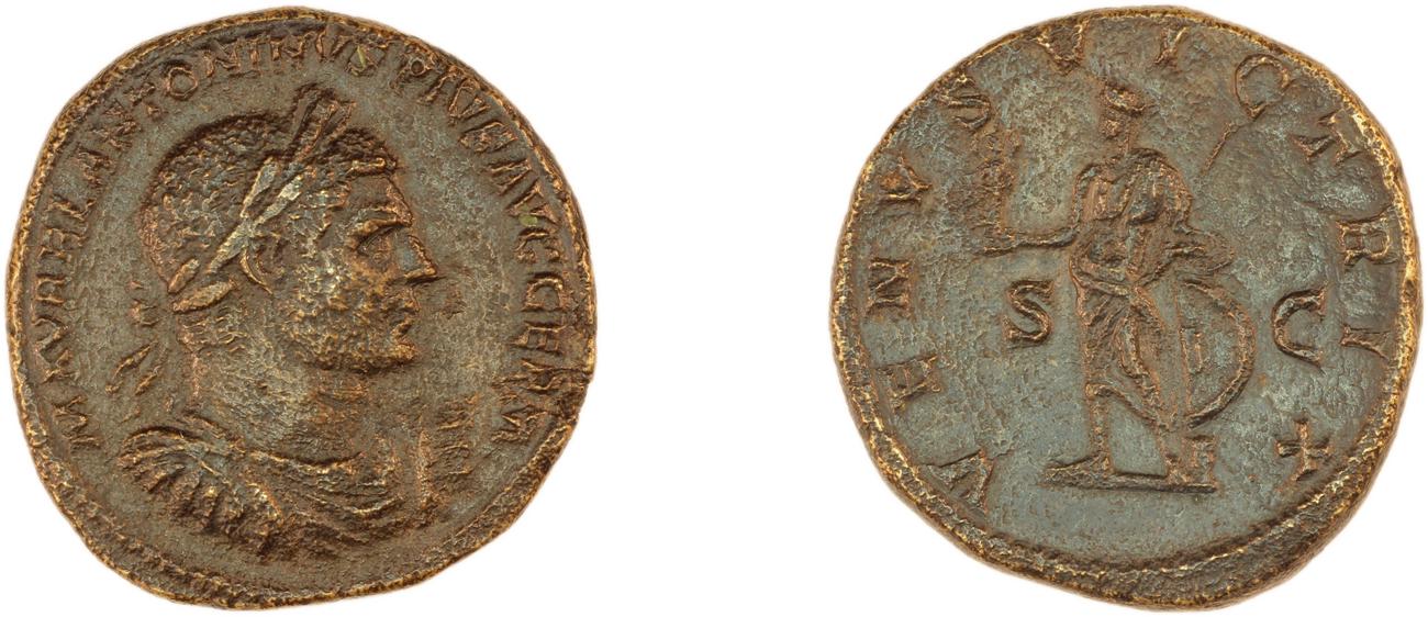 RIC IV Caracalla 574, аверс, Британский музей