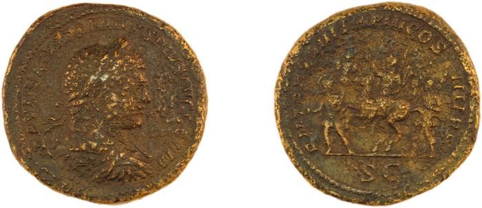 RIC IV Caracalla 546, реверс, Британский музей