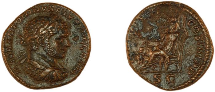 RIC IV Caracalla 560, реверс, Британский музей