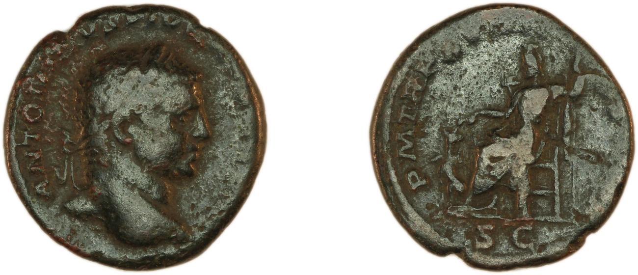 RIC IV Caracalla 560, аверс, Британский музей