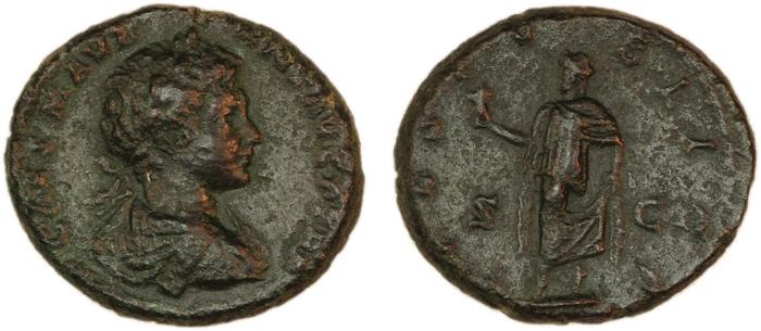 RIC IV Caracalla 406A, реверс, Британский музей