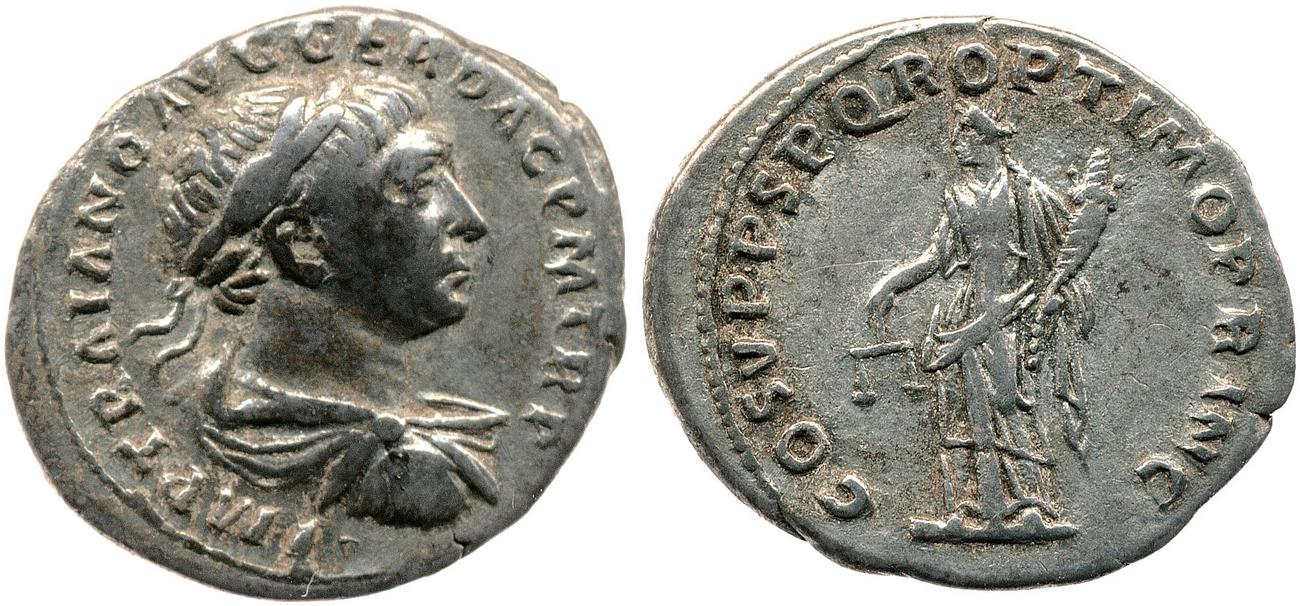 RIC II Trajan 118, аверс, bm