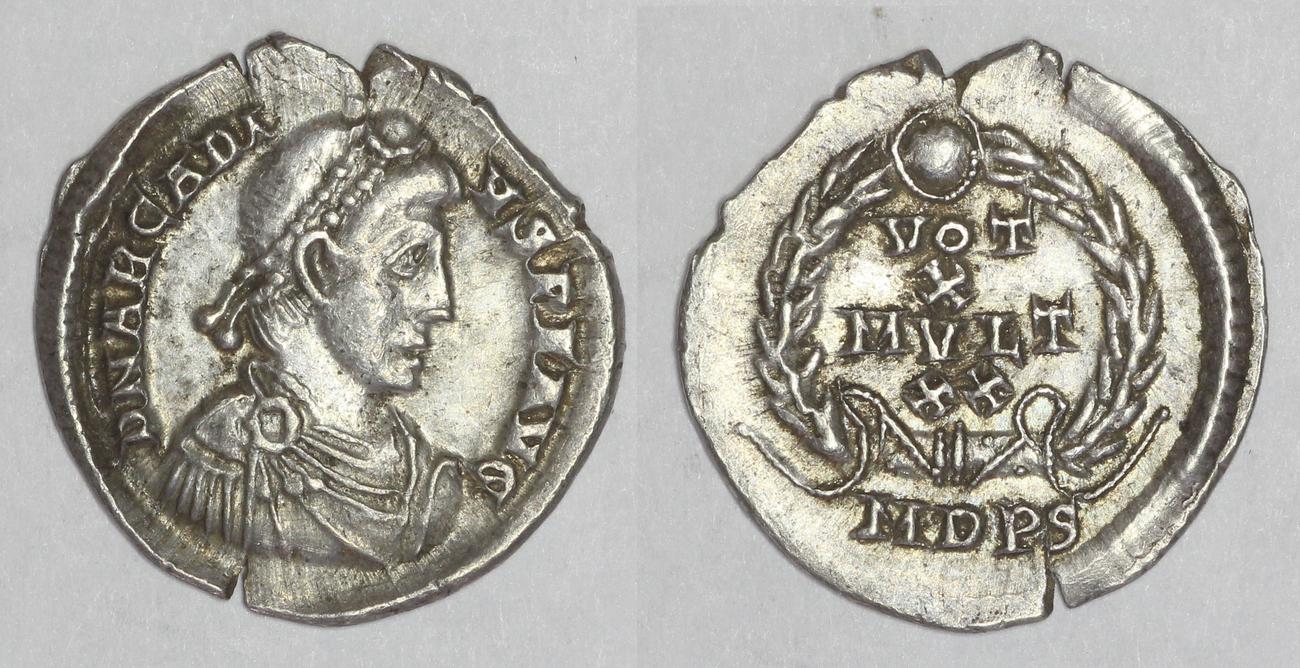 RIC X Honorius 1229, аверс, bm