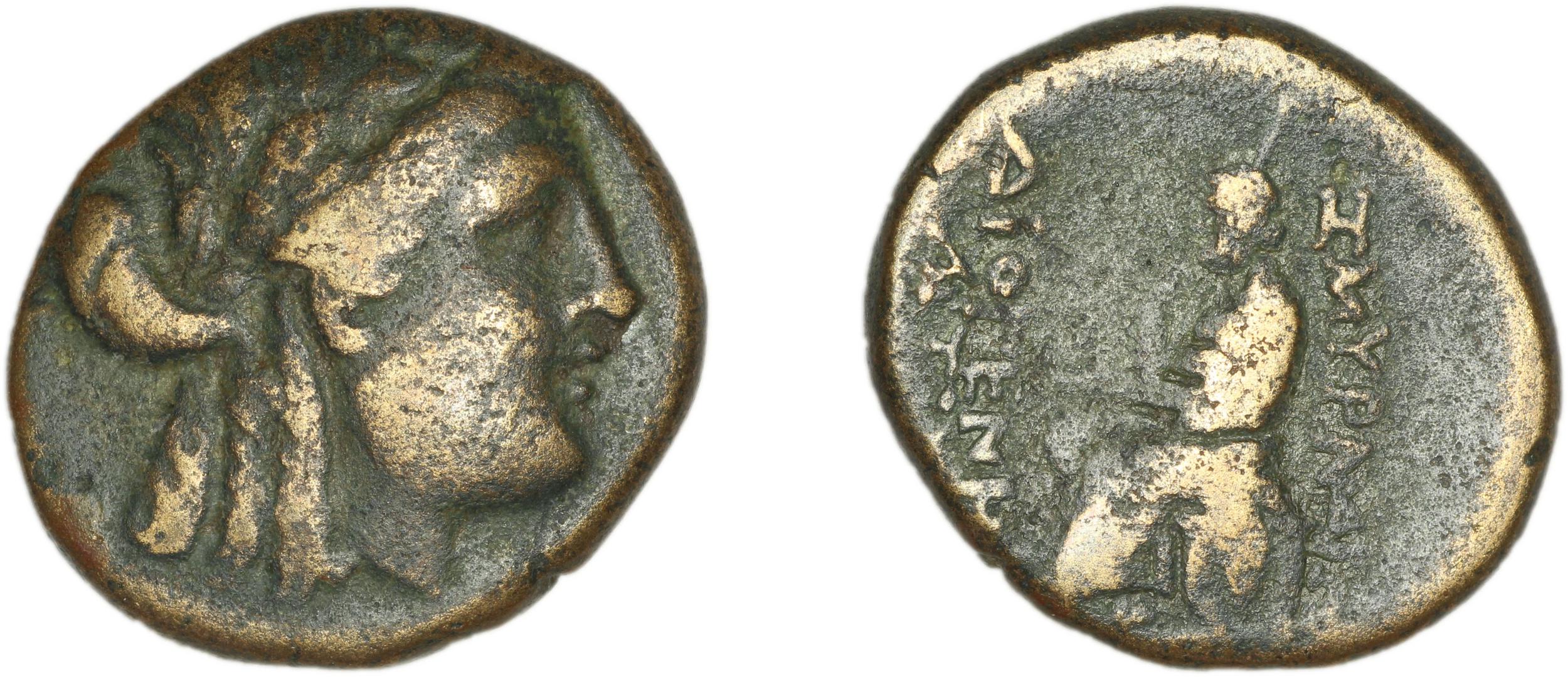 Smyrna Milne 1927 Period X J, аверс, bm