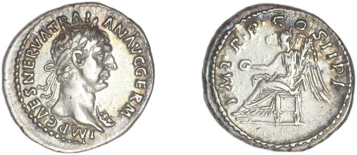 RIC II Trajan 10, reverse, bm