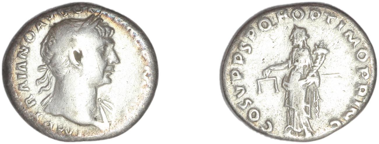 RIC II Trajan 118, аверс, bm