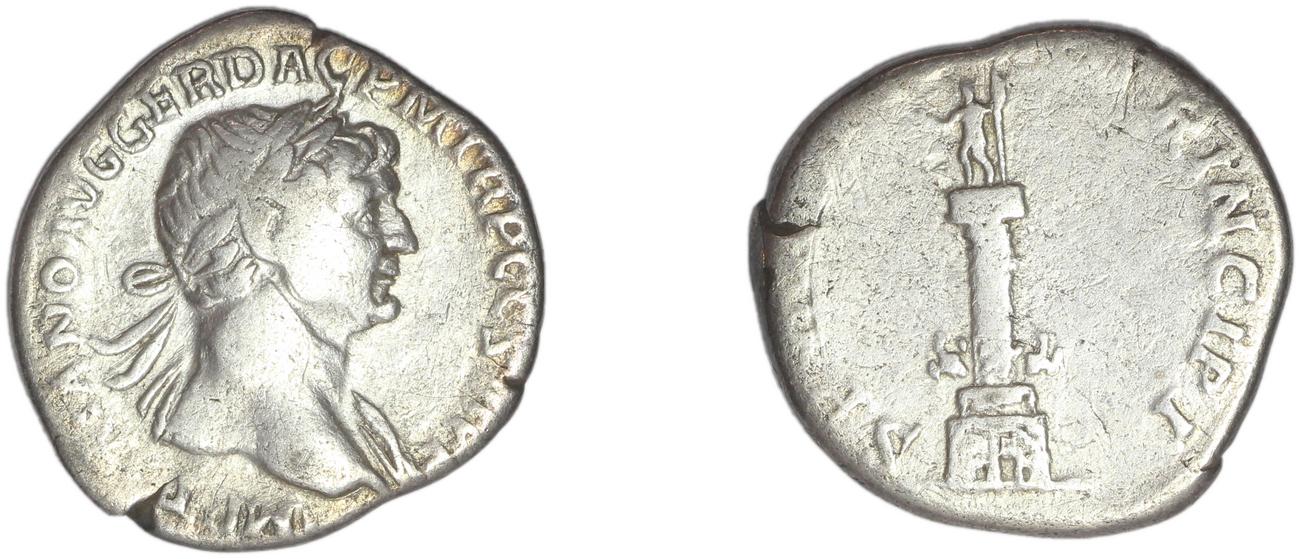 RIC II Trajan 293, аверс, bm