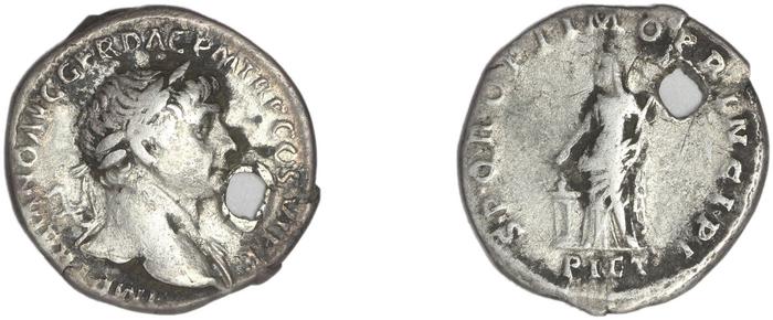 RIC II Trajan 262, реверс, Британский музей