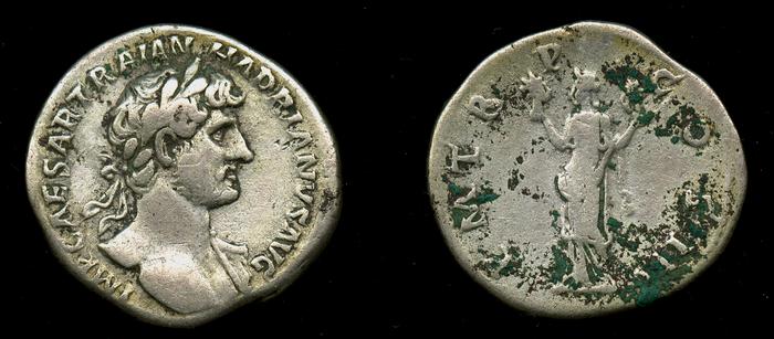 RIC II, Part 3 (second edition) Hadrian 215, реверс, Британский музей