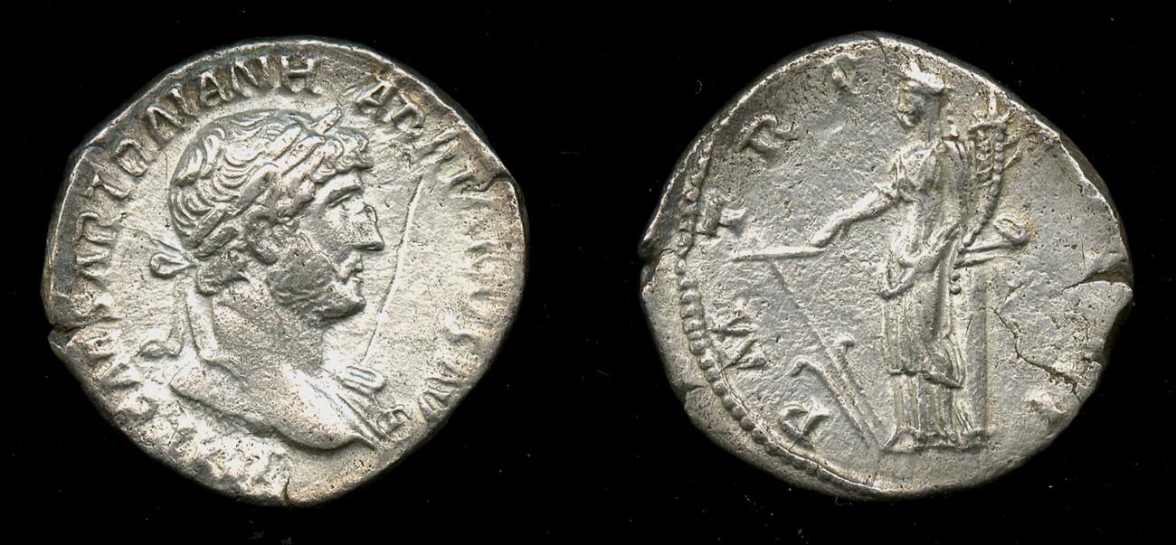 RIC II, Part 3 (second edition) Hadrian 392, аверс, bm