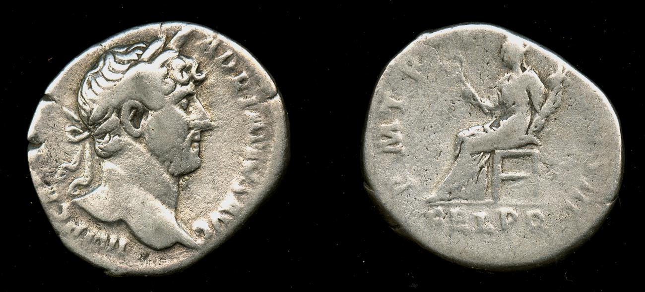 RIC II, Part 3 (second edition) Hadrian 299, аверс, bm