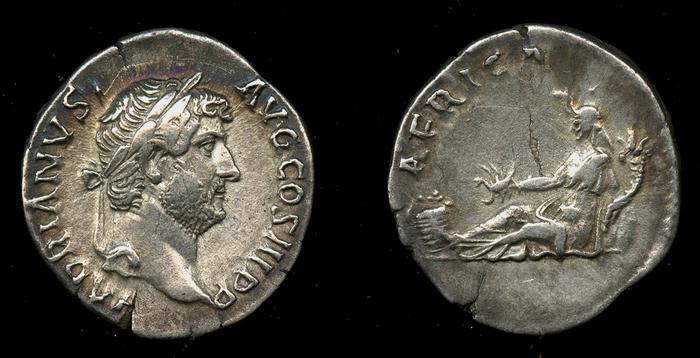 RIC II, Part 3 (second edition) Hadrian 1494, реверс, bm